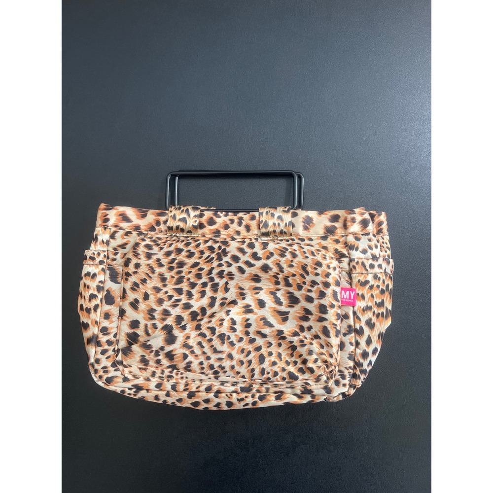My Tagalongs Leopard Print Purse with Retractable Handles